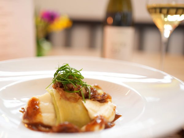 2025-03-24 Bärlauchmaultäschle mit Selleriepü